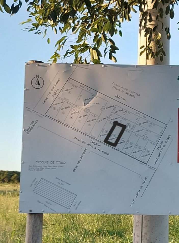 VENTA TERRENO EN VILLA URQUIZA